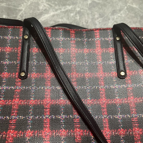 INC International Concepts Lightweight Quality Checkered Handbag - Picture 2 of 8